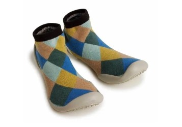 COLLEGIEN Chaussons Arlequin