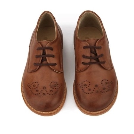 YOUNG SOLES Bobby Brogue Tan