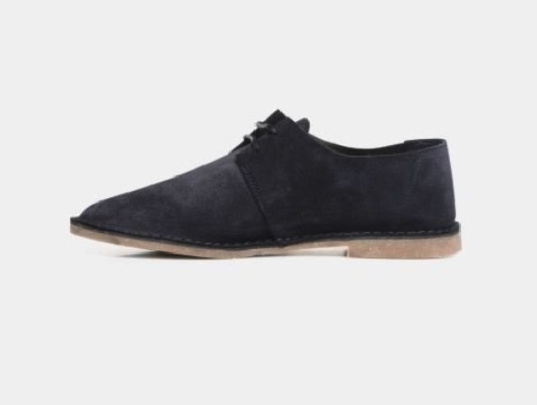 CLARKS Erin Navy Suède