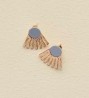 THE STICKY SIS CLUB Earrings Sunbeams Hortensia Blue