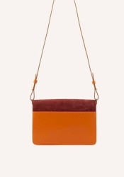 THE STICKY SIS CLUB Satchel Brown/Blue/Vin Rouge