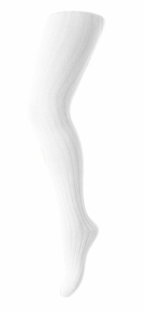 MP DENMARK Wool Rib Tights 432 Snow White