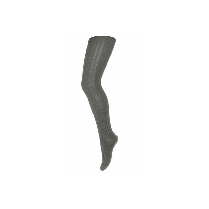 MP DENMARK Cotton Rib Tights 301 Agave Green