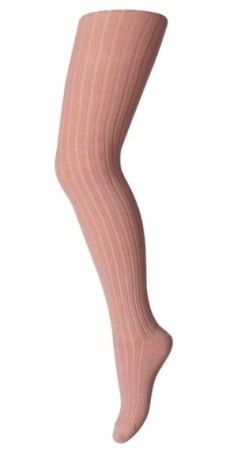 MP DENMARK Cotton Rib Tights 188 Wood Rose