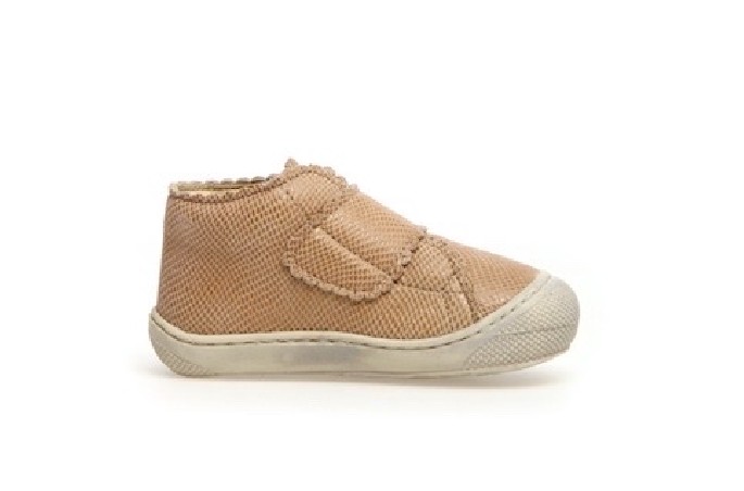 NATURINO Cottins VL Suède Lizard Sand Platinum