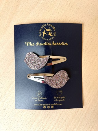 LES PETITES HIRONDELLES Barrettes oiseau Multi
