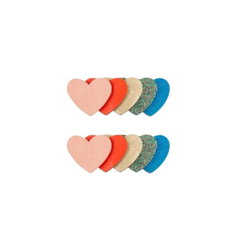 MIMI&LULA Heart Layered Clips