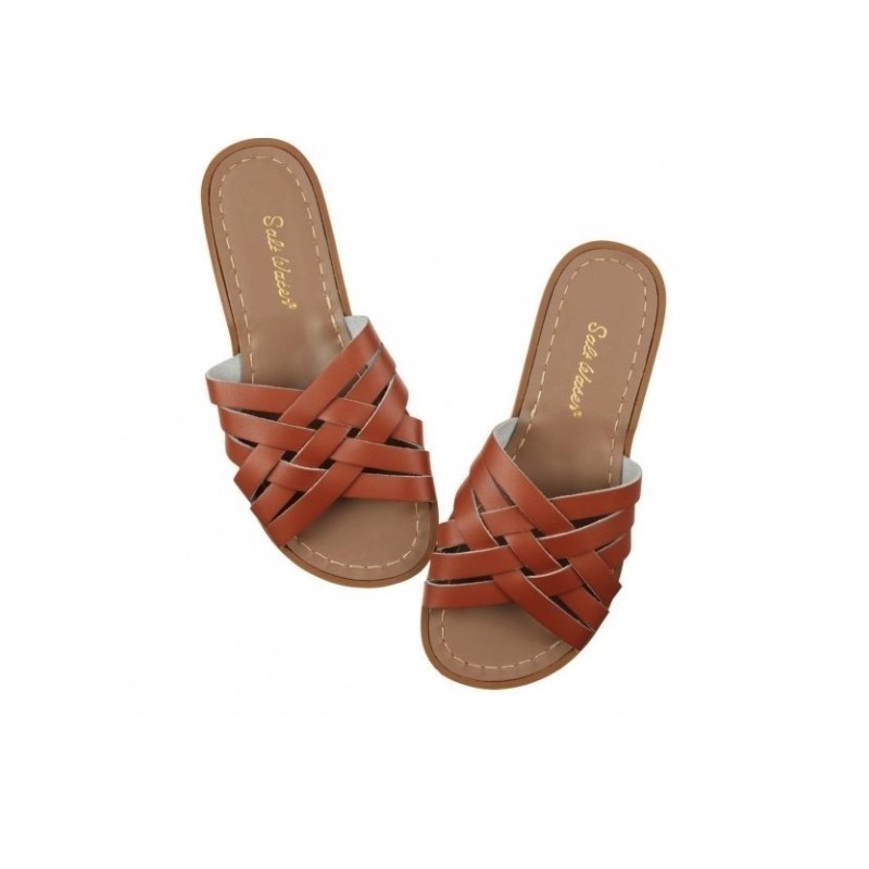 SALT WATER Retro Slide Tan