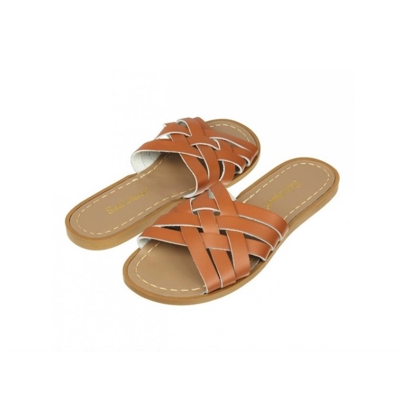 SALT WATER Retro Slide Tan