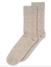MP DENMARK Erina Wool Rib Socks 489/Light Brown Melange