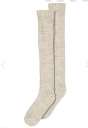 MP DENMARK Megan Knee Socks 489/Light Brown Melange