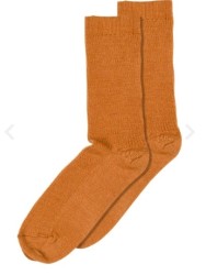 MP DENMARK Fine Wool Rib Socks 44/Meerkat