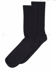 MP DENMARK Fine Wool Rib Socks 8/Black