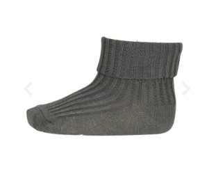 MP DENMARK Wool Rib Socks Bord 3010 Agave Green