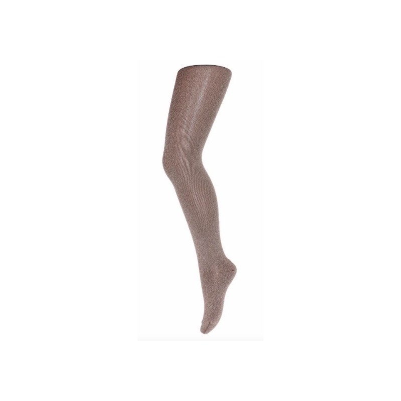 MP DENMARK Glitter Tights 76 Brown Sienna