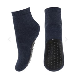 MP DENMARK Wool Socks Anti-slip 498/Dark Denim Melange