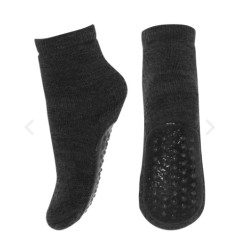 MP DENMARK Wool Socks Anti-slip 497/Dark Grey Melange