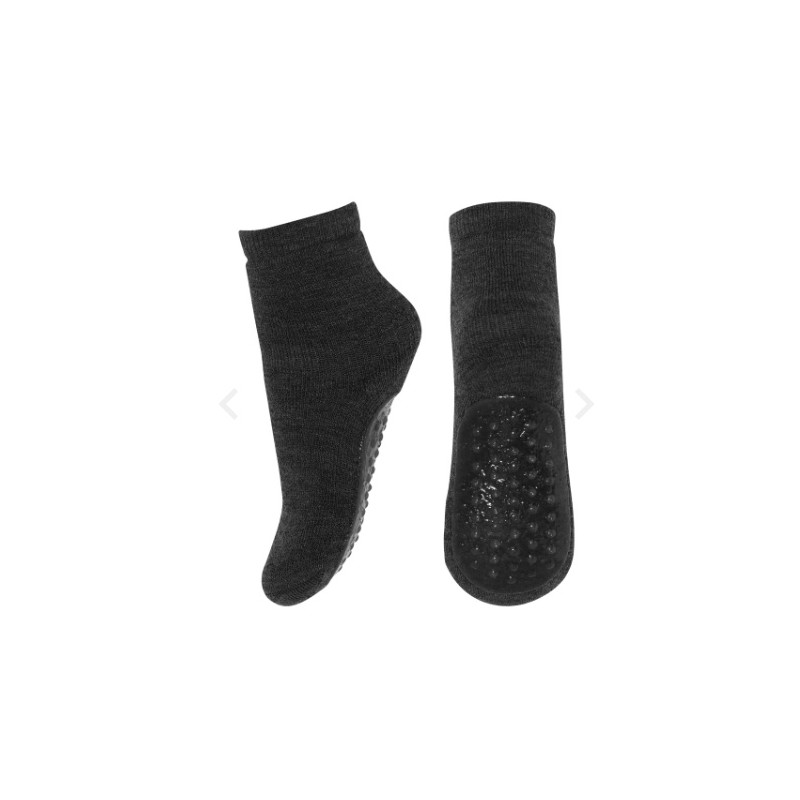 MP DENMARK Wool Socks Anti-slip 497/Dark Grey Melange