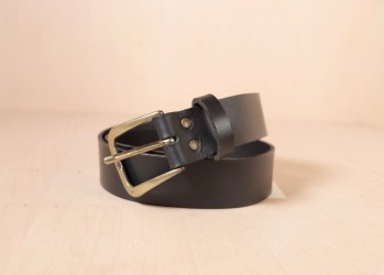 ISABELLE VARIN Ceinture Windi Pleine Fleur Noir