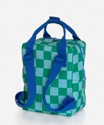 STUDIO DITTE Backpack Small Blocks Green-Blue