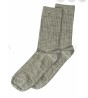 MP DENMARK Wool Rib Socks 202/Light Brown Melange