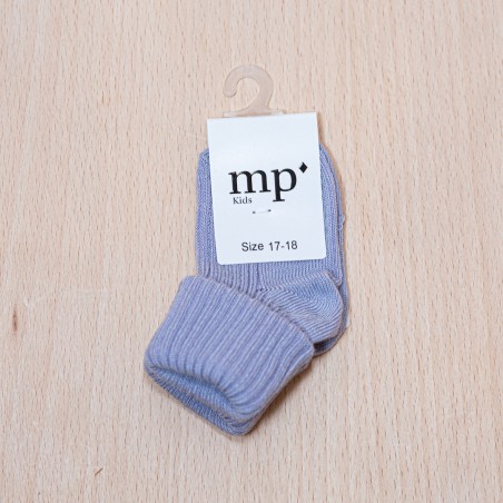 MP DENMARK Cotton Rib Socks Bord 1022 Lavender Sky