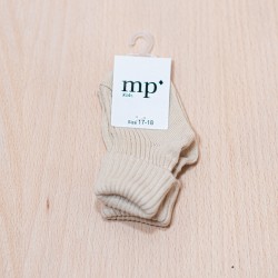 MP DENMARK Cotton Rib Socks 4109 Ecru