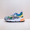 FLOWER MOUNTAIN Kotetsu Suède/Nylon Animal Grey-Green-Yellow