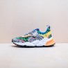 FLOWER MOUNTAIN Kotetsu Suède/Nylon Animal Grey-Green-Yellow