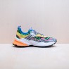 FLOWER MOUNTAIN Kotetsu Suède/Nylon Animal Grey-Green-Yellow