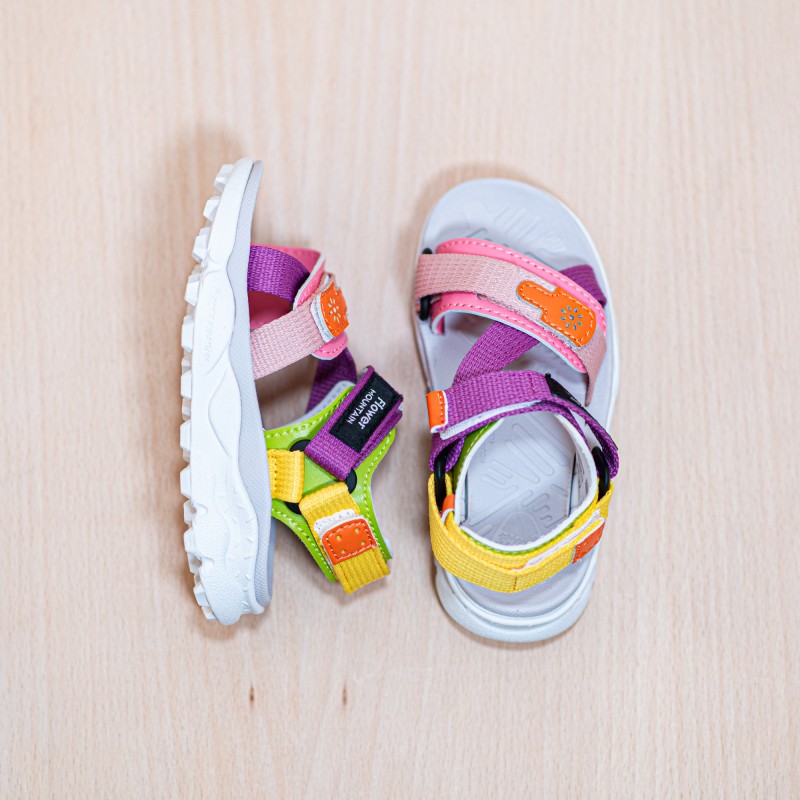 NATURINO Nazka 2 Junior Pink Violet Yellow