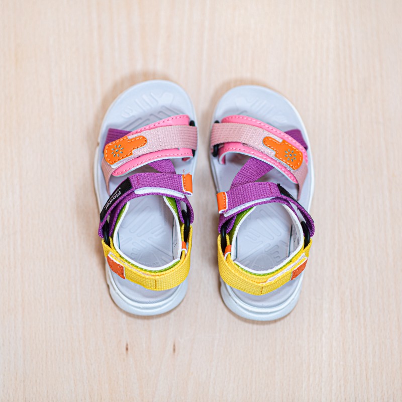 NATURINO Nazka 2 Junior Pink Violet Yellow