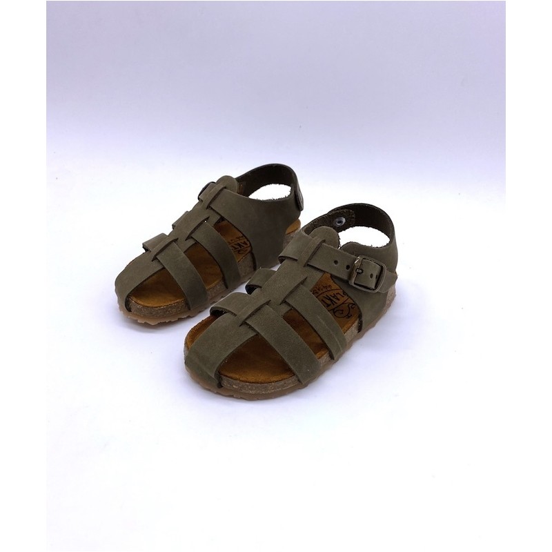 PLAKTON Polka Nobuck Kaki