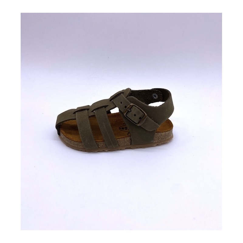 PLAKTON Polka Nobuck Kaki