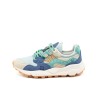 FLOWER MOUNTAIN Yamano 3 Suède/Nylon Beige-Azure-Light Blue