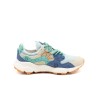 FLOWER MOUNTAIN Yamano 3 Suède/Nylon Beige-Azure-Light Blue