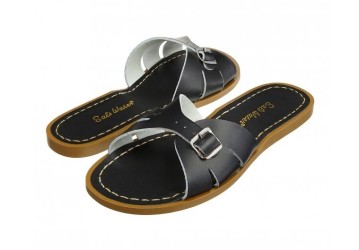 SALT WATER Classic Slides Black