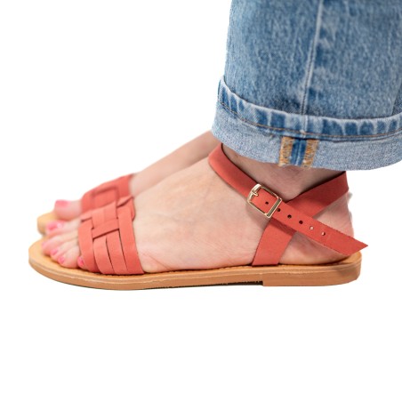 THELUTO Stephanie Nubuck Framboise