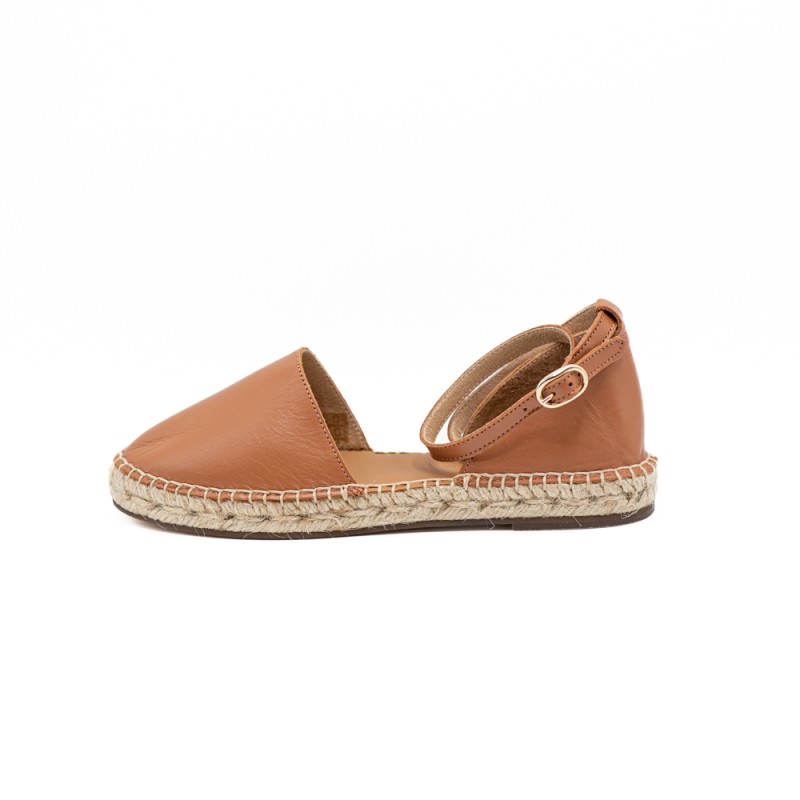 ESCADRILLE Calvi Cuir Caramel