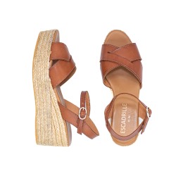 ESCADRILLE Cordoue Cuir Camel