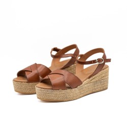 ESCADRILLE Cordoue Cuir Camel