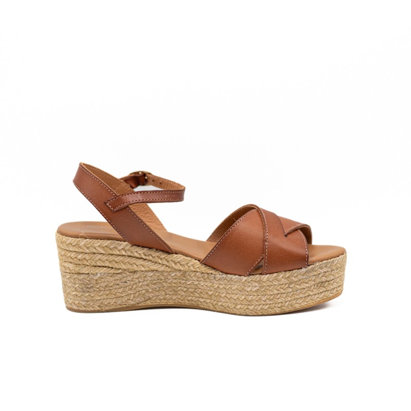 ESCADRILLE Cordoue Cuir Camel