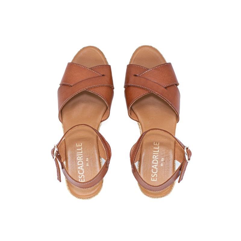 ESCADRILLE Cordoue Cuir Camel