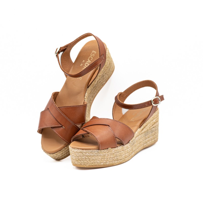 ESCADRILLE Cordoue Cuir Camel