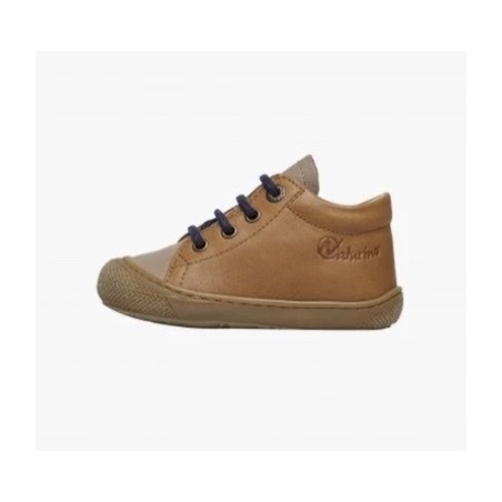 NATURINO Coccon Nappa Taupe-Cognac-Bluette