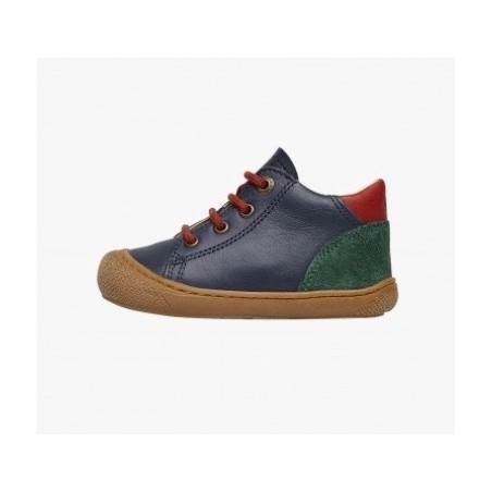NATURINO Romy Nappa/Suède Indigo-Green Bottle