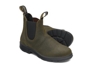 BLUNDSTONE - 2496 Enfants Suède Olive Foncé