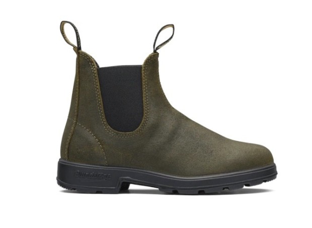BLUNDSTONE - 2496 Enfants Suède Olive Foncé