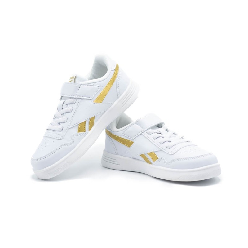 REEBOK Court Advance Elastic Strap White Gold