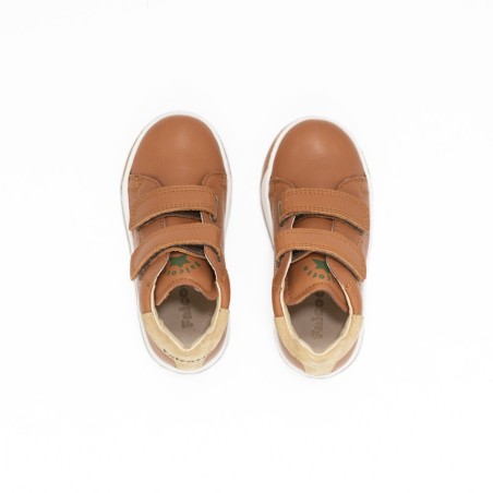 FALCOTTO - Adam VL Nappa/Suède Cognac | Sable
